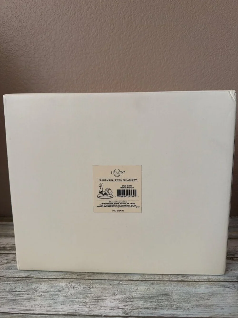 2009 Lenox 120th Anniversary Carousel Swan Chariot Limited Edition NEW in Box - Picture 4 of 16